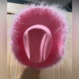 Pink cowboy hat